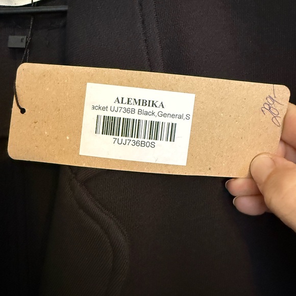 NWT Urban by Alembika Sleeveless Long Black Jacket Duster Vest Size S Women - Picture 3 of 10